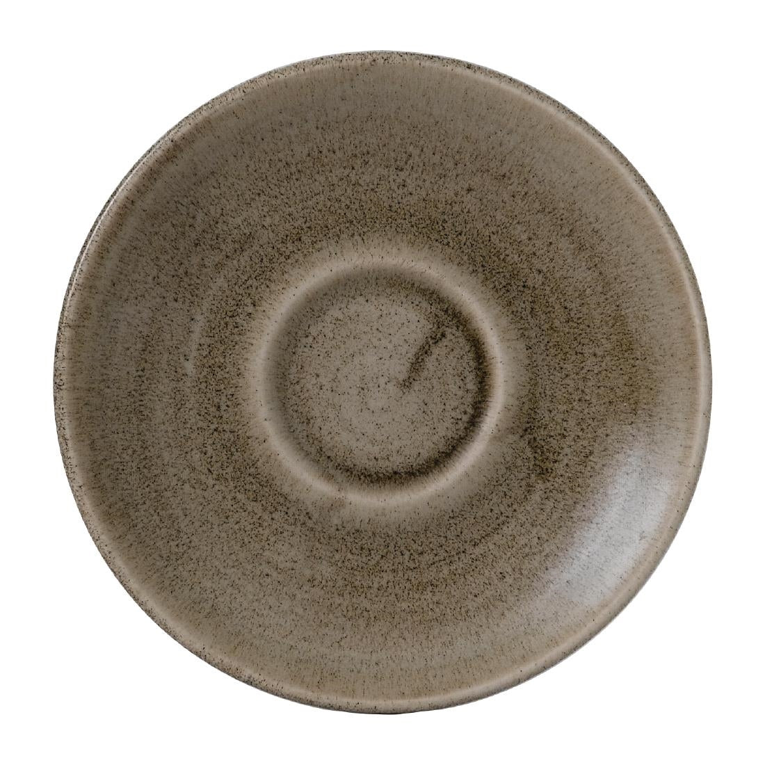 Stonecast Patina Antique Taupe Saucers 6 1/4 " (12 Pack)