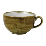 Stonecast Plume Olive Cappuccino Cups 12oz (12 Pack)