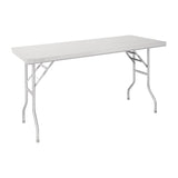 Vogue St/St Folding Work Table 1220x610x780