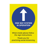 One Way System In Operation Poster A4