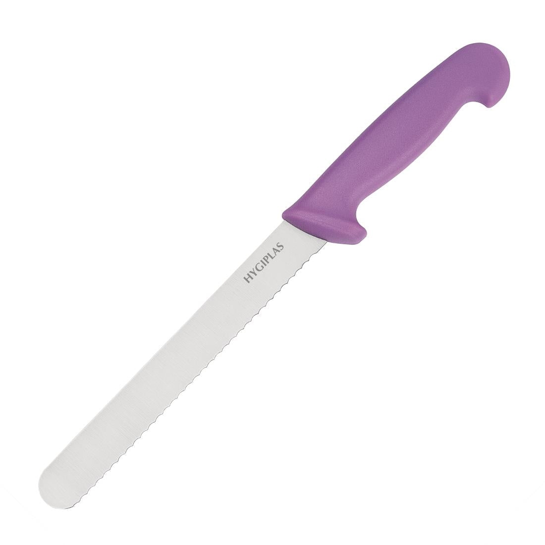 Hygiplas Bread Knife Purple 20cm