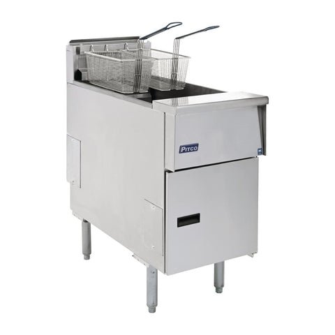 Pitco Single Tank Twin Basket Fryer SE14S-SSTC