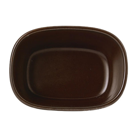 Churchill Emerge Cinnamon Brown Dish 120 x 90mm (Pack of 6)