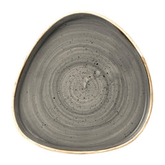 Churchill Stonecast Grey Triangle Walled Chefs Plates 200mm (6 Pack)