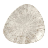 Churchill Stone Agate Grey Lotus Plates 228mm (12 Pack)
