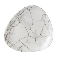 Churchill Studio Prints Kintsugi Agate Grey Lotus Plates 177mm (12 Pack)