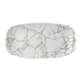 Churchill Studio Prints Kintsugi Chefs Oblong Plates Agate Grey 298x153mm (12 Pack)