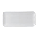 Dudson White Organic Rectangular Plates 346x156mm (6 Pack)