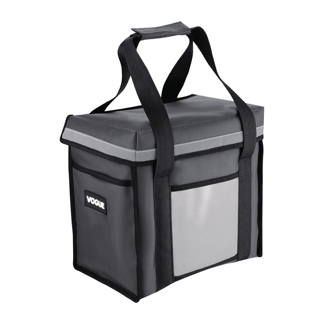 Vogue Insulated Top Loading Delivery Bag Grey 330x230x330mm