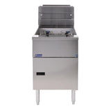 Pitco Twin Basket Single Tank Solstice Natural Gas Fryer SG18S