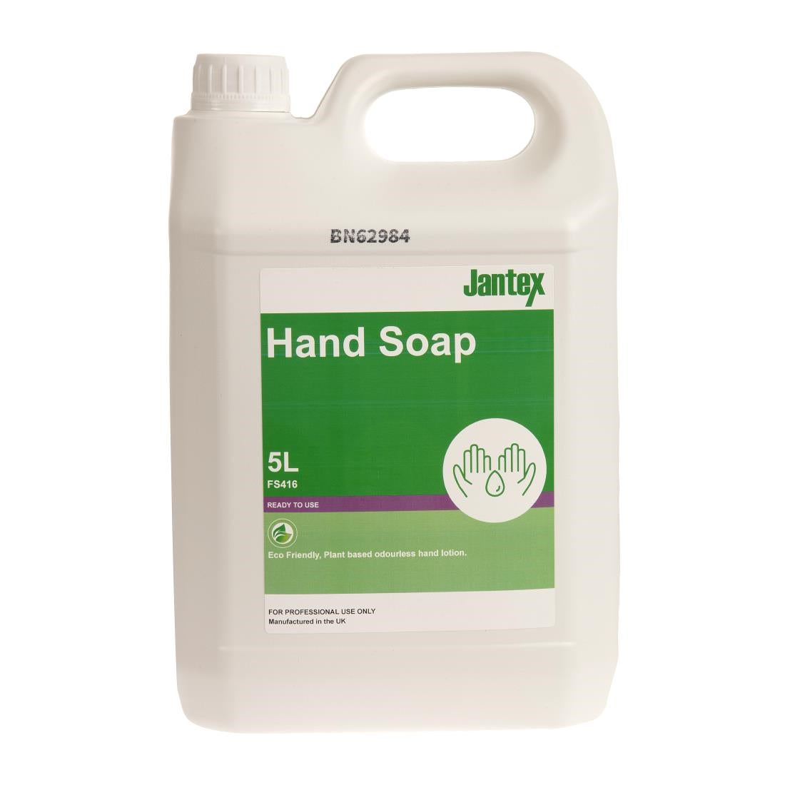 Jantex Green Hand Soap Lotion Ready To Use 5Ltr