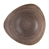 Churchill Stonecast Raw Lotus Plate Brown 229mm (12 Pack)