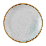 Churchill Stonecast Accents Evolve Coupe Plate Duck egg 165mm (12 Pack)