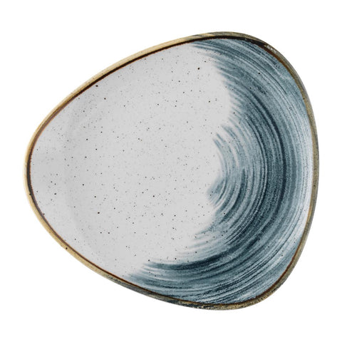 Churchill Stonecast Accents Lotus Plate Blueberry 254mm (Pack of 12)