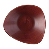 Churchill Stonecast Patina Lotus Bowl Red Rust 235mm (12 Pack)