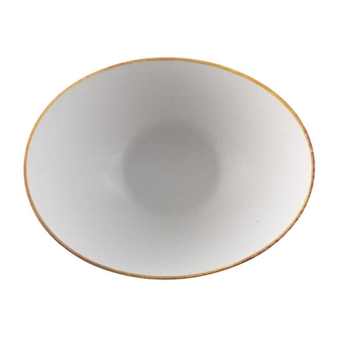 Churchill Melamine Stonecast Moonstone Buffet Bowl 360mm (Pack of 2)