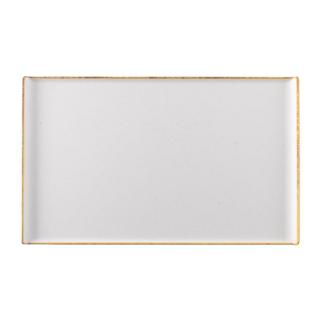 Churchill Melamine Stonecast Rectangular Buffet Tray 530x325mm (Pack of 2)