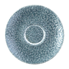 Churchill Raku Duo Cappuccino Saucer Topaz Blue 159mm (12 Pack)
