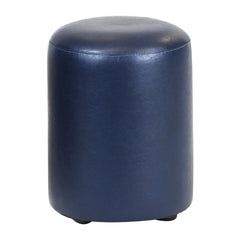 Cylinder Faux Leather Bar Stool Midnight (Pack of 2)