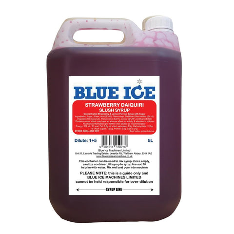 Blue Ice Slush Mix Strawberry Daiquiri Flavour 5Ltr