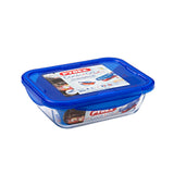 Pyrex Cook & Go Medium Rectangular Dish With Lid 1.7Ltr