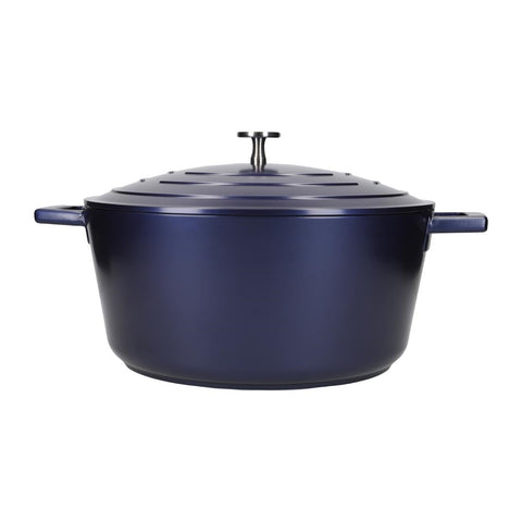 Masterclass Casserole Dish Metallic Blue 5Ltr