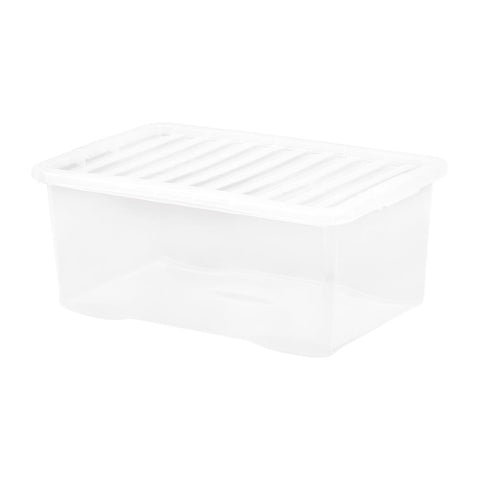 Wham Crystal Storage Box & Lid 45Ltr