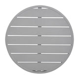 Bolero Aluminium Round Table Top Light Grey 580mm