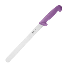 Hygiplas Serrated Slicer Purple 24.8cm