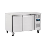 Polar 2 Door Counter Fridge 282Ltr