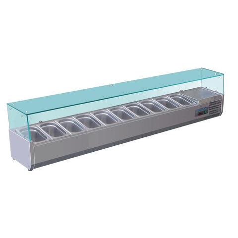 Polar Refrigerated Countertop Servery Prep Unit 10x 1/4GN