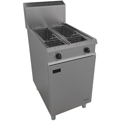 Falcon Chieftain Twin Pan Natural Gas Fryer G1848X