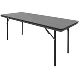 Bolero ABS Folding Banquet Rectangular Table 6ft