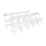 Bolero Folding Chair White (Pack of 10)