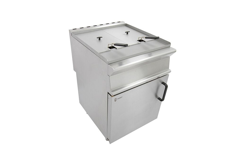 Parry Twin Tank Twin Basket Free Standing Natural Gas Fryer GDF