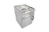 Parry Twin Tank Twin Basket Free Standing Natural Gas Fryer GDF