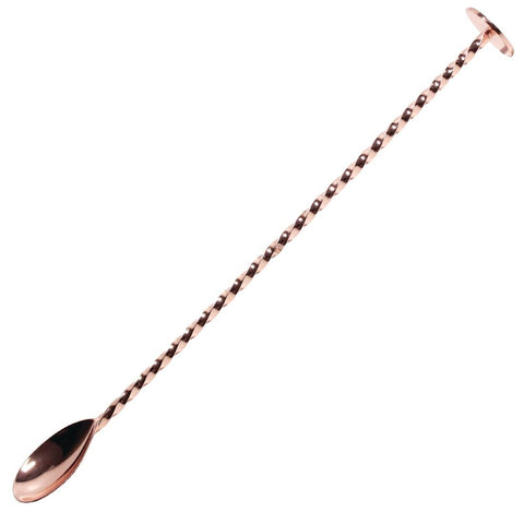 Bar Spoon Twisted Copper