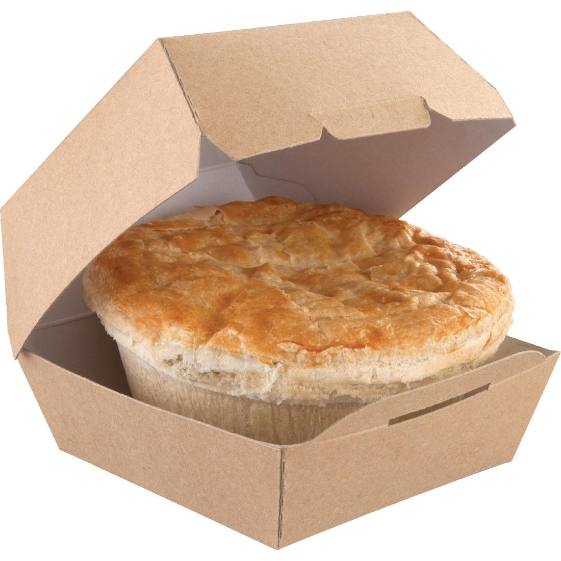 Colpac Compostable Kraft Burger Boxes Small 108mm (Pack of 250)