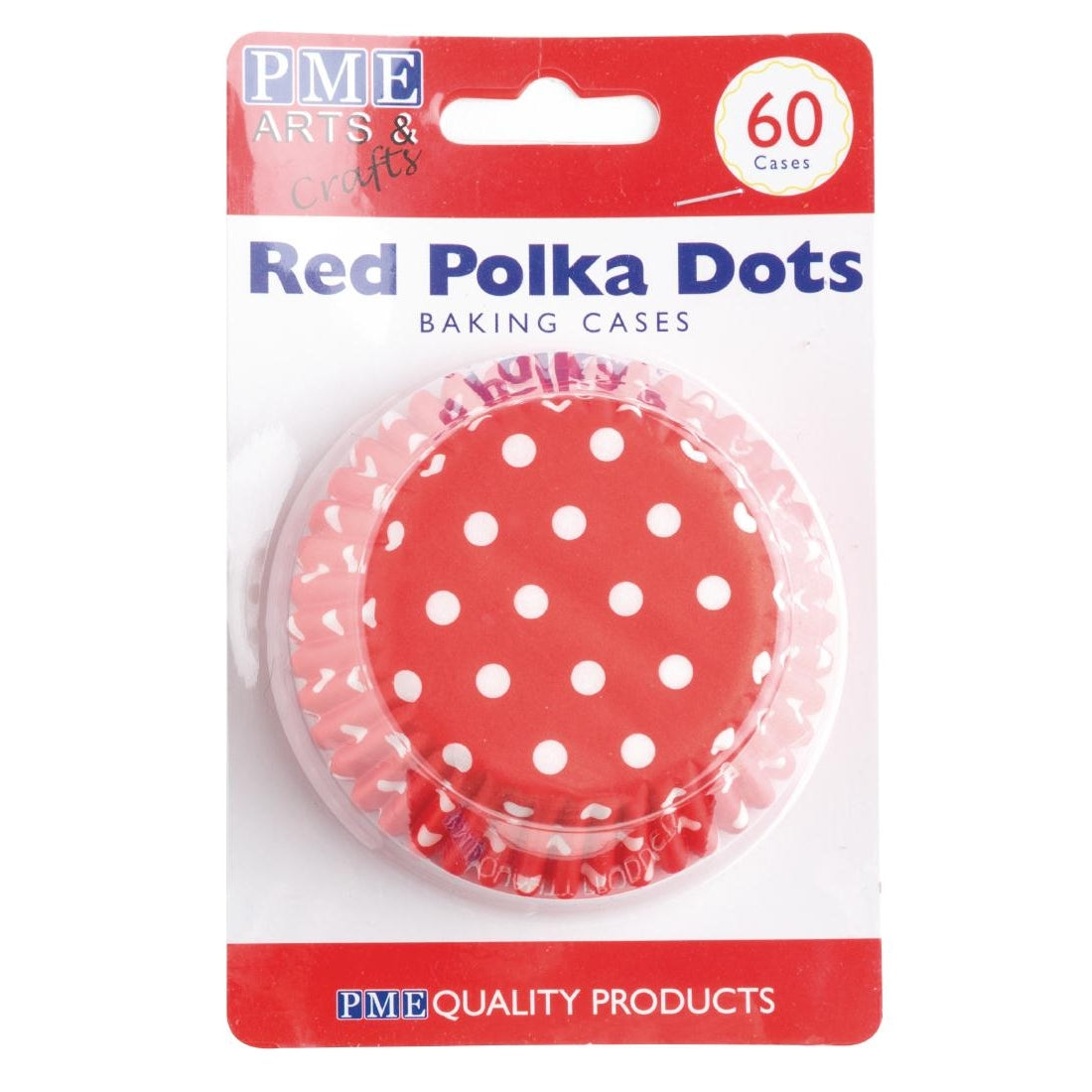 PME Cupcake Foil Lined Baking Cases Polka Dot (30 Pack)