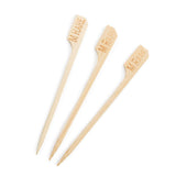 Biodegradable Bamboo Steak Markers Medium Rare (100 pack)