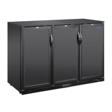 Polar G-series 850mm Triple Door Back Bar Cooler Solid Door 320 Ltr