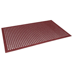 Jantex Rubber Grease Resistant Anti Fatigue Mat Red 1500 x 900mm