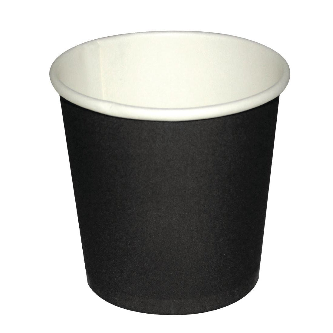 Fiesta Recyclable Espresso Cups Single Wall Black 114ml / 4oz (Pack of 1000)