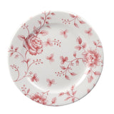 Churchill Vintage Prints Tea Plates Cranberry Rose Print 170mm (6 Pack)