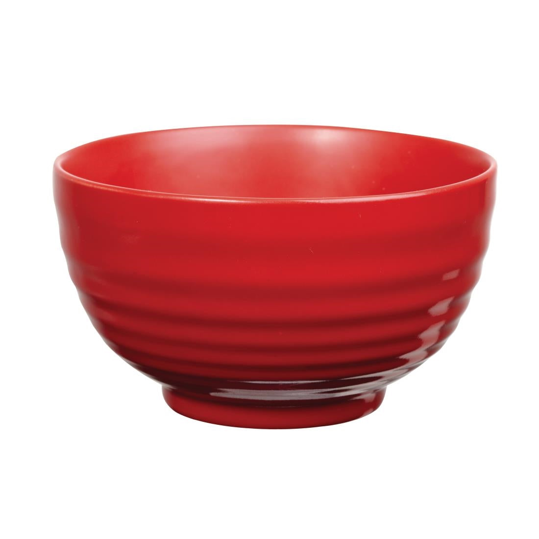 Art de Cuisine Red Glaze Ripple Bowls Small (Pack of 6)