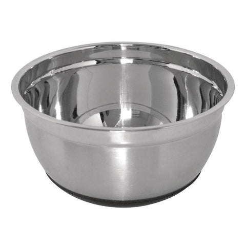 Vogue Stainless Steel Bowl with Silicone Base 3Ltr