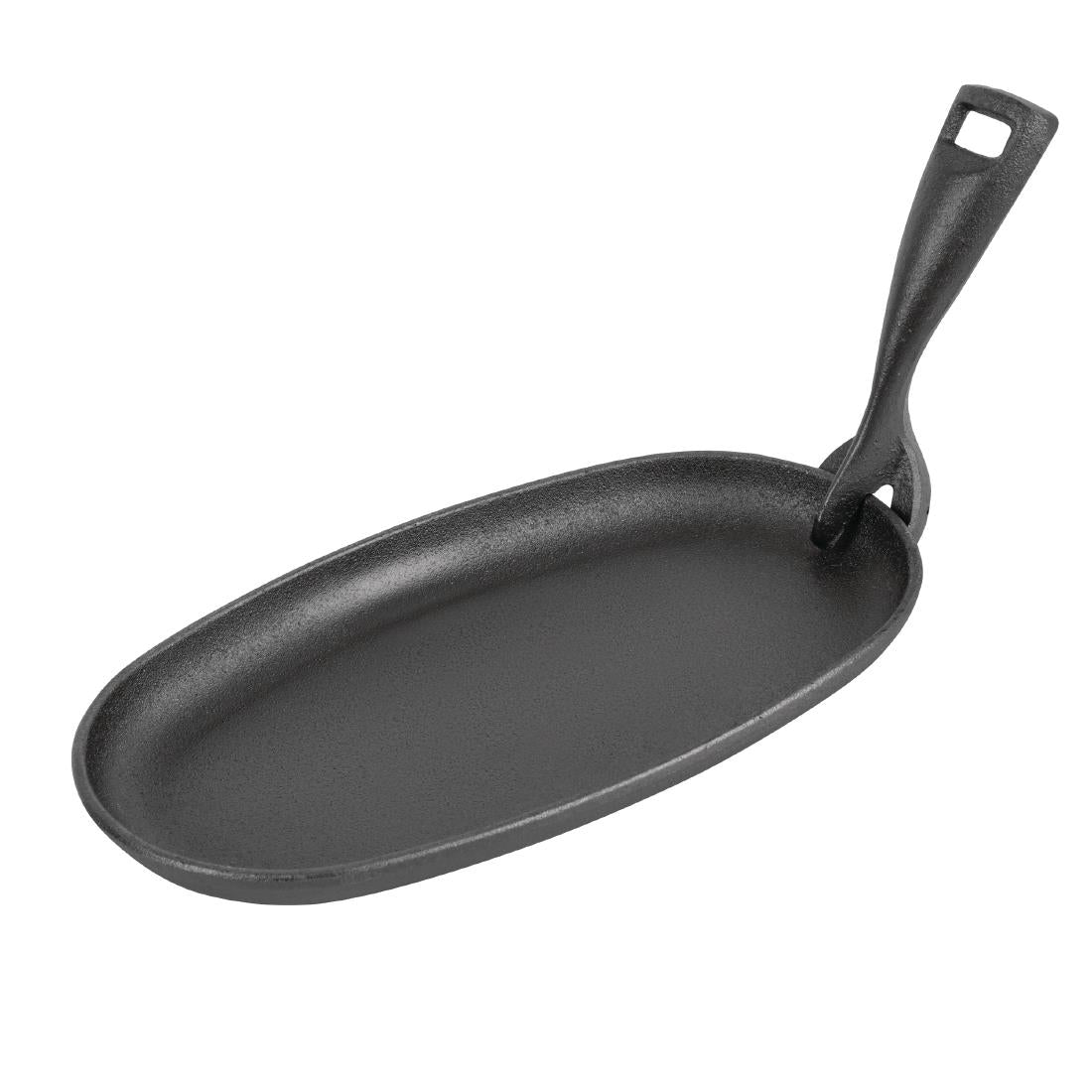 Olympia Cast-Iron Oval Sizzler Platter 240x140mm