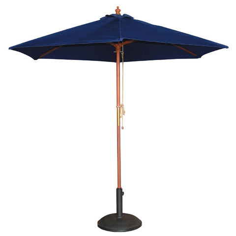 Bolero Round Parasol 2.5m Diameter Navy Blue