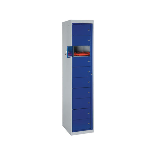 Garment 10 Door Dispensing Locker Flat Top