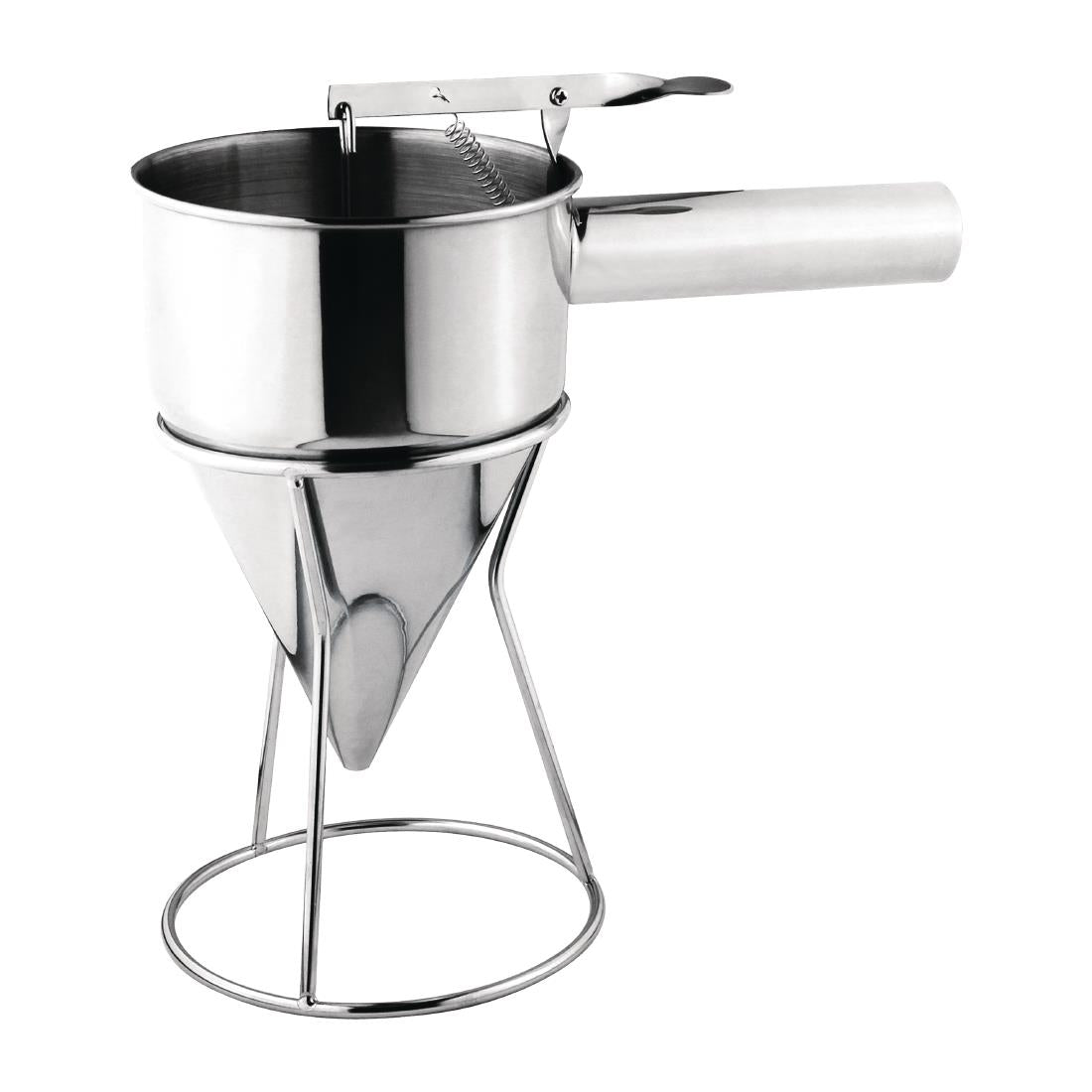 Vogue Stainless Steel Piston Funnel 1.3ltr